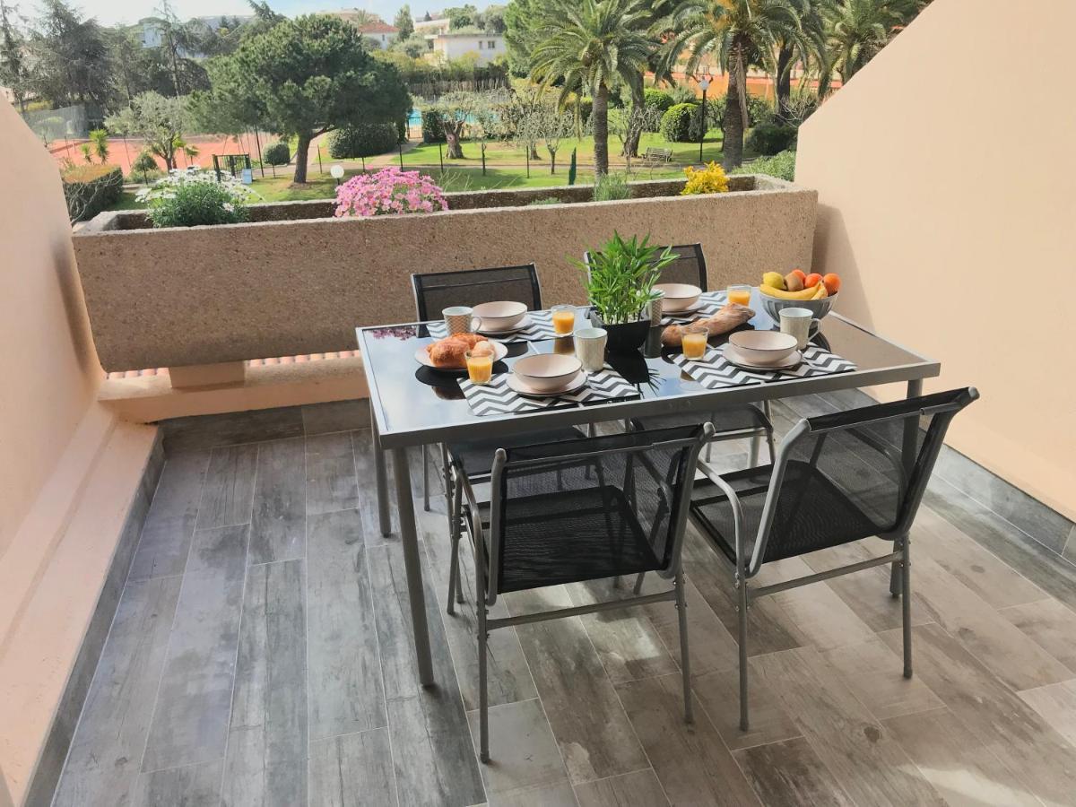 Appartement 2 Pieces, Renove, 2 Piscines+Tennis, Mer, Climatisation Antibes Exterior foto